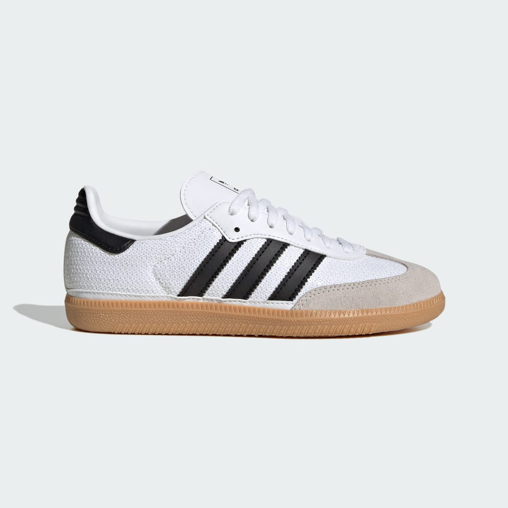 Adidas Kids' SAMBA OG J - Cloud White / Core Black / Grey One - Image 1