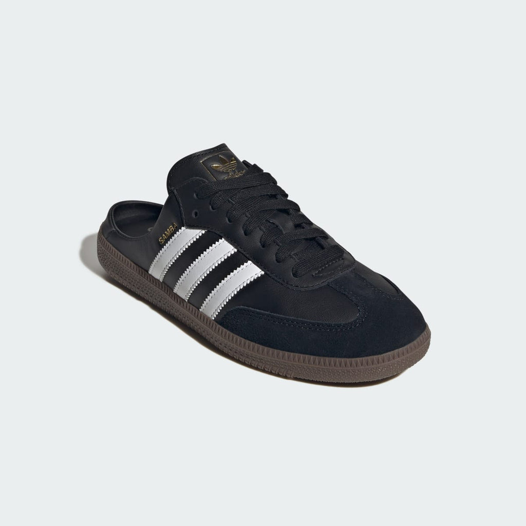 Adidas Women's SAMBA OG MULE Shoes - Core Black / Cloud White / Gum - Image 4