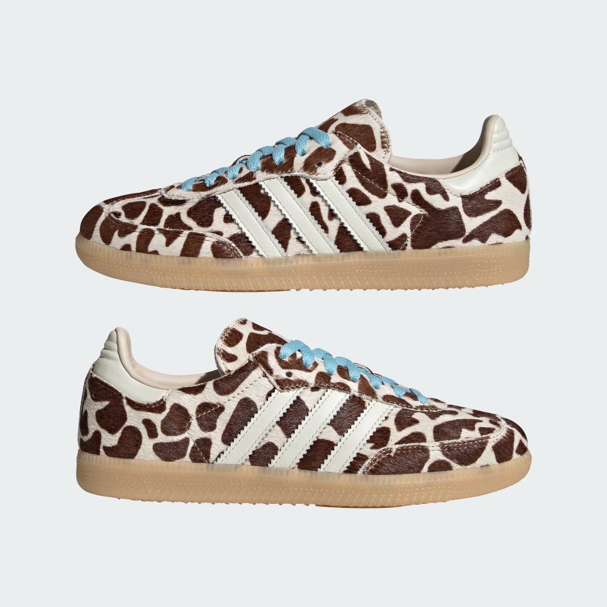 Adidas Women's SAMBA OG SHOES - Crystal Linen / Ivory / Gum - Image 6