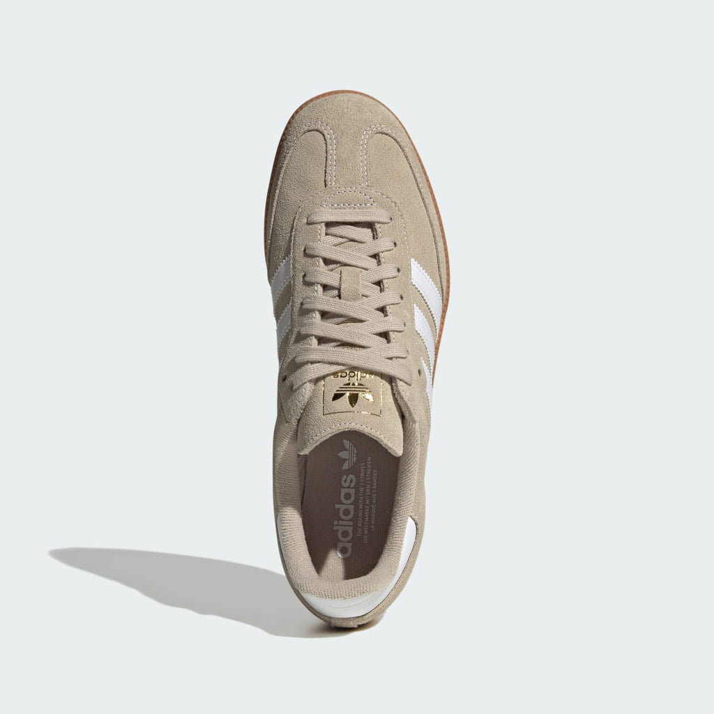 Adidas Men's SAMBA OG SHOES - Khaki Three / Cloud White / Gum - Image 2