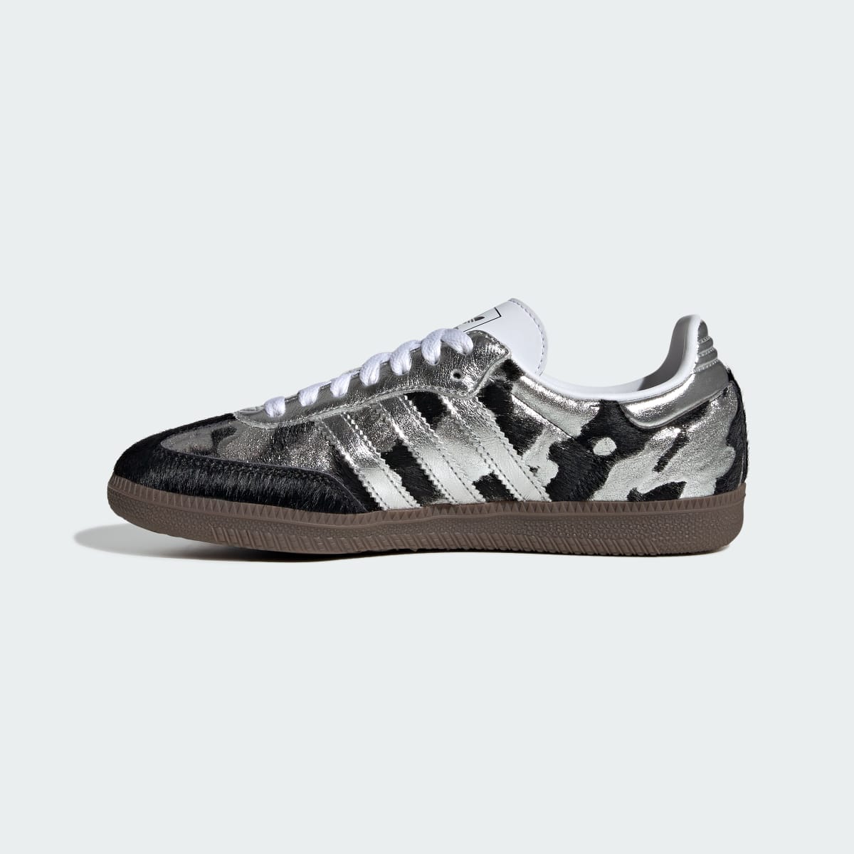 Adidas Women's SAMBA OG SHOES - Core Black / Silver Metallic / Cloud White - Image 6