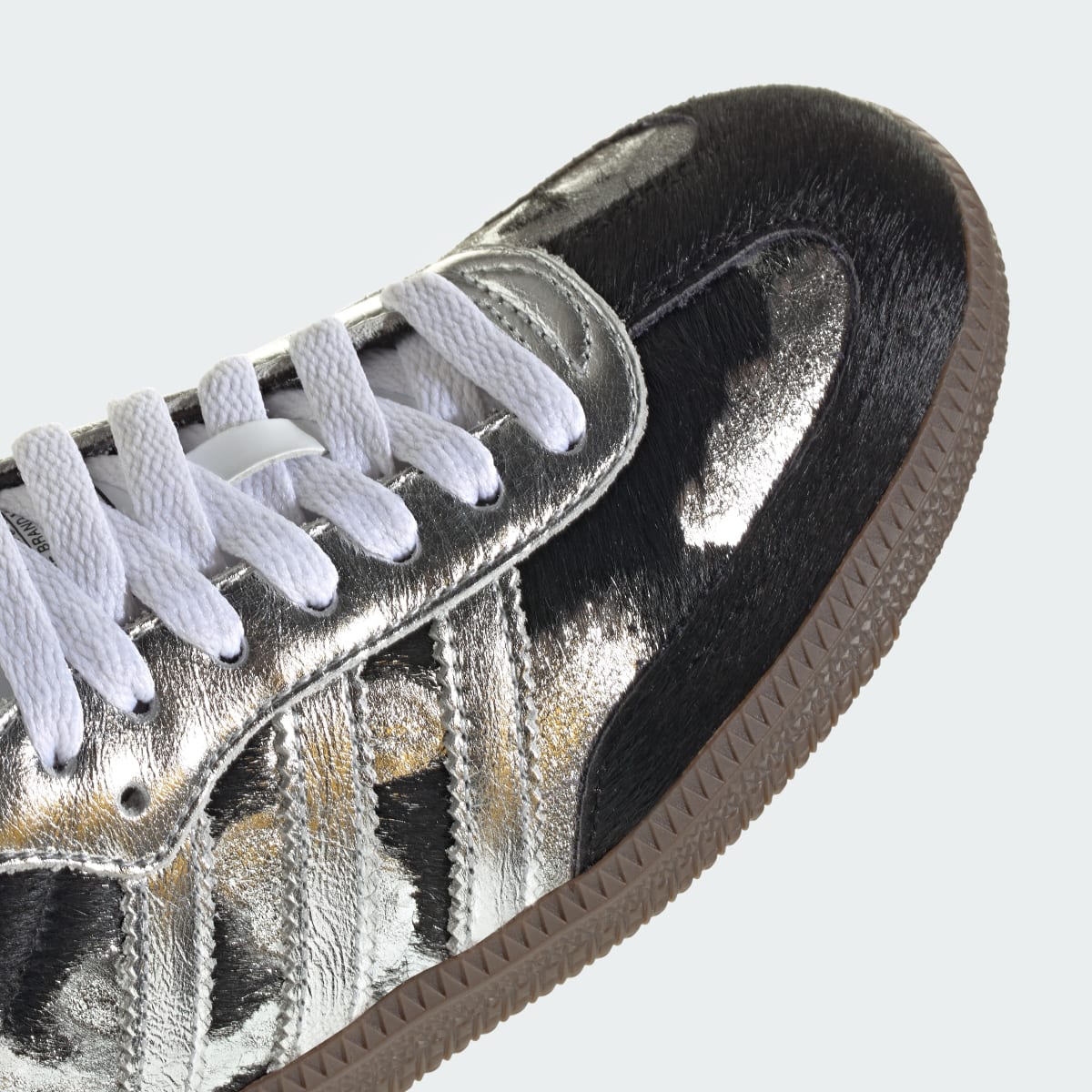 Adidas Women's SAMBA OG SHOES - Core Black / Silver Metallic / Cloud White - Image 8