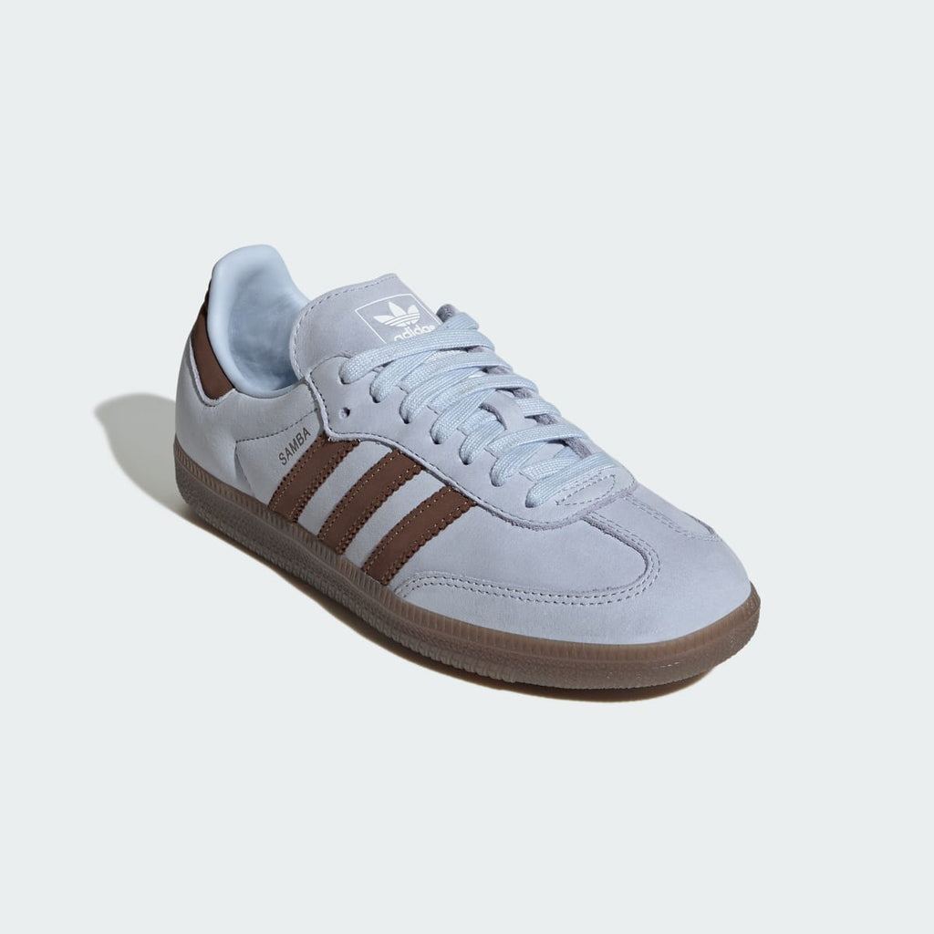 Adidas Women's SAMBA OG SHOES - Crystal Sky / Earth Strata / Cloud White - Image 5