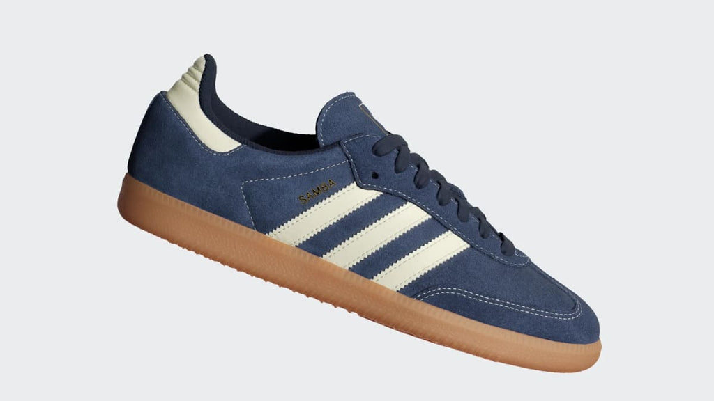 Adidas Women's SAMBA OG SHOES - Night Indigo / Warm Vanilla / Gum - Image 2