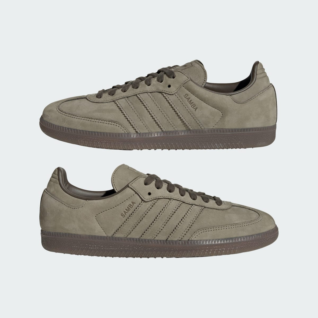 Adidas Men's SAMBA OG SHOES - Clay / Shadow Olive / Gum - Image 8