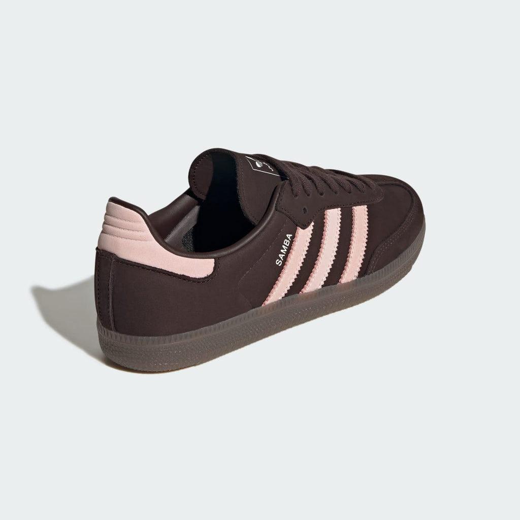 Adidas Women's SAMBA OG SHOES - Aurora Coffee / Sandy Pink / Cloud White - Image 6