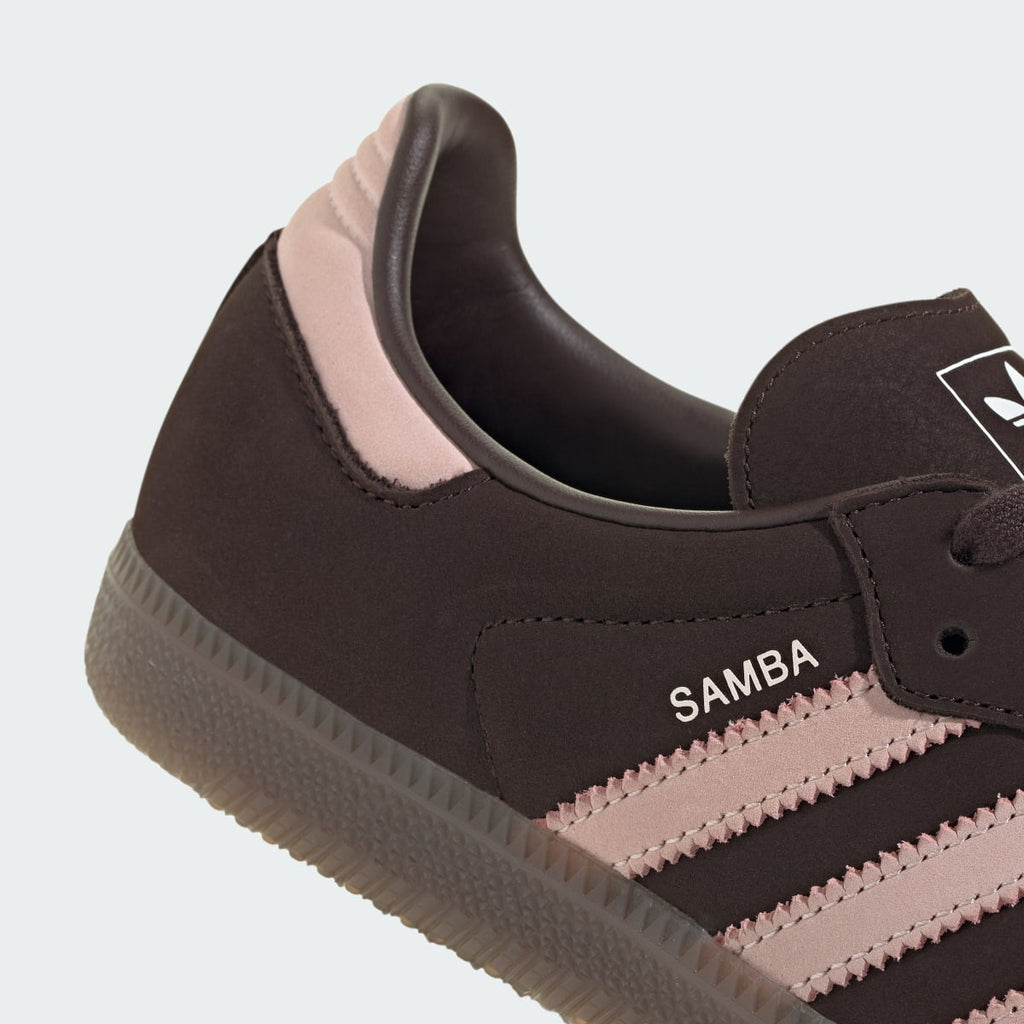 Adidas Women's SAMBA OG SHOES - Aurora Coffee / Sandy Pink / Cloud White - Image 9