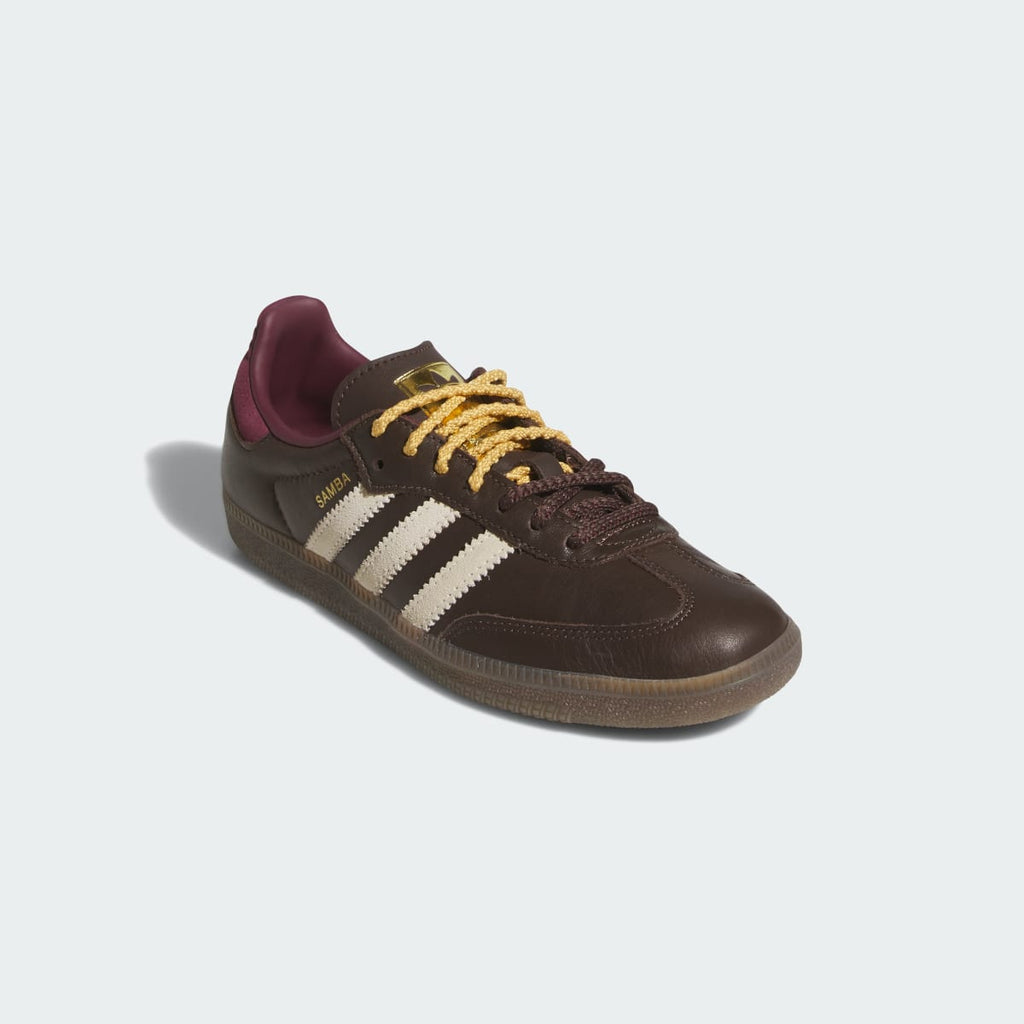 Adidas Women's SAMBA OG SHOES - Brown / Warm Vanilla / Maroon - Image 4
