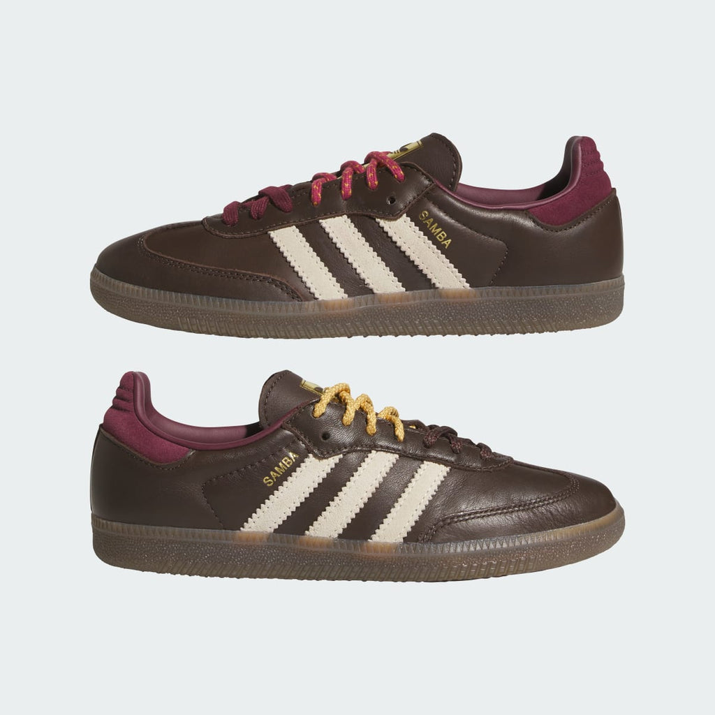 Adidas Women's SAMBA OG SHOES - Brown / Warm Vanilla / Maroon - Image 7