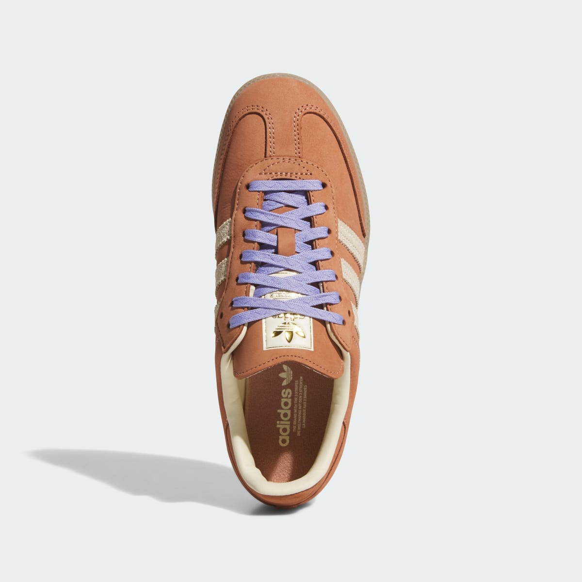 Adidas Women's SAMBA OG SHOES - Clay Strata / Warm Vanilla / Light Purple - Image 2