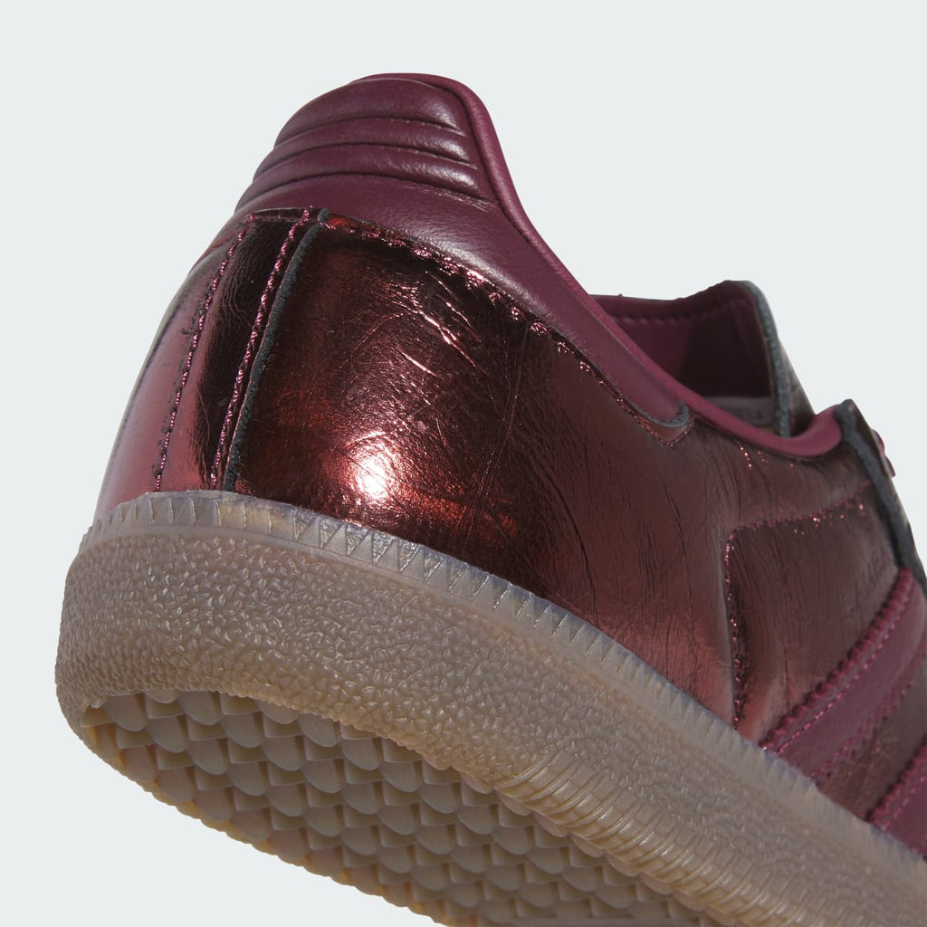 Adidas Women's SAMBA OG SHOES - Maroon / Maroon / Gum - Image 8