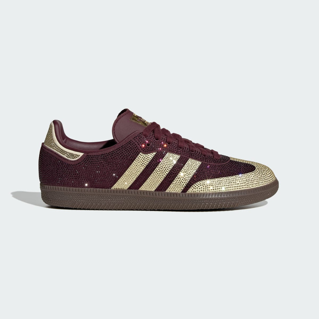 Adidas Women's SAMBA OG SHOES - Maroon / Warm Vanilla / Gum - Image 1