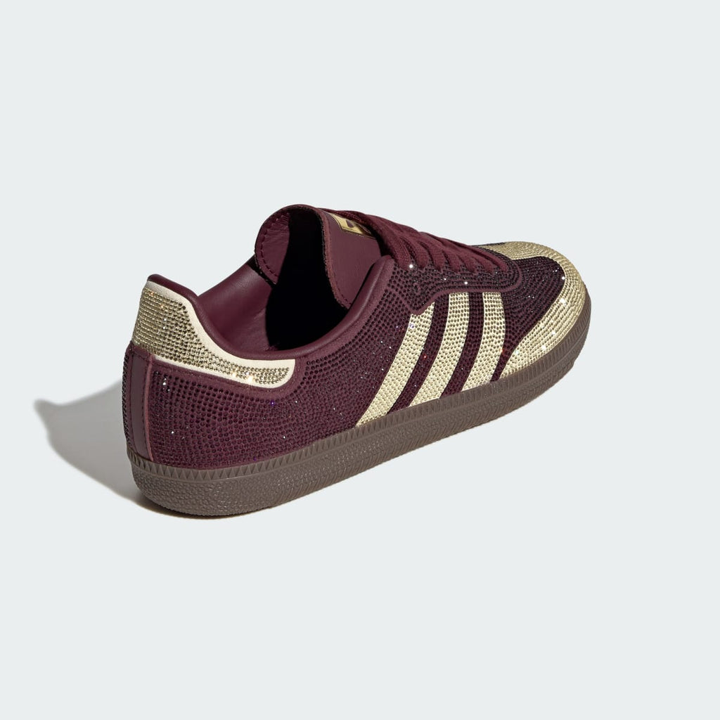 Adidas Women's SAMBA OG SHOES - Maroon / Warm Vanilla / Gum - Image 5