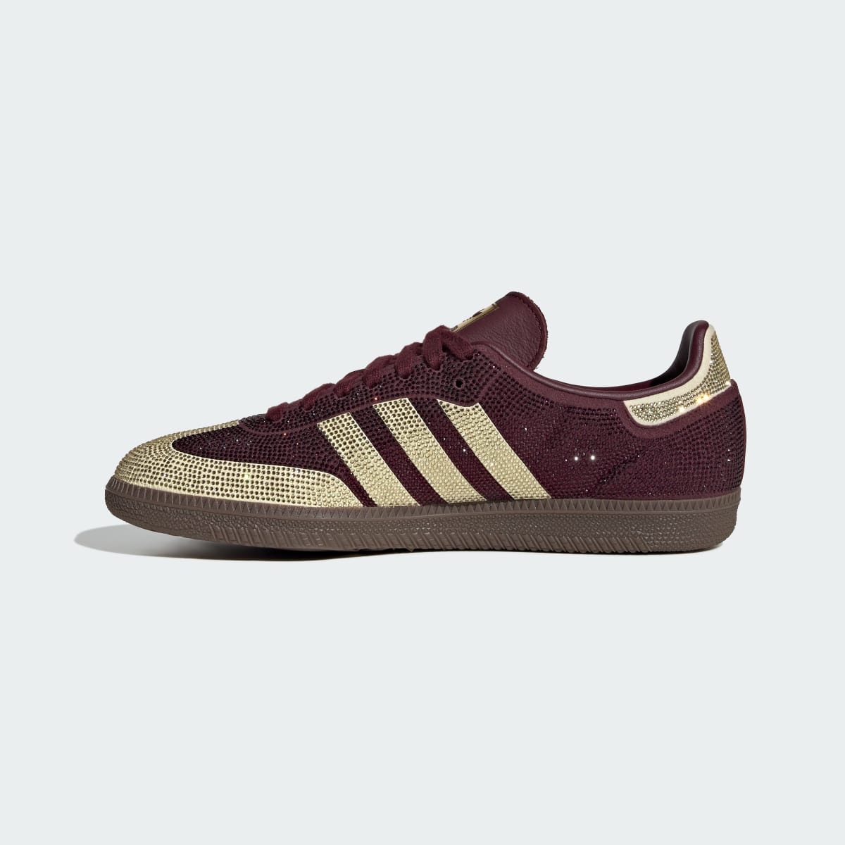 Adidas Women's SAMBA OG SHOES - Maroon / Warm Vanilla / Gum - Image 6