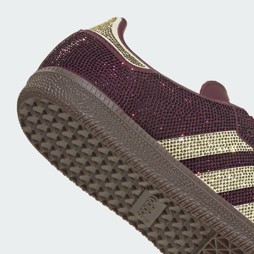 Adidas Women's SAMBA OG SHOES - Maroon / Warm Vanilla / Gum - Image 8