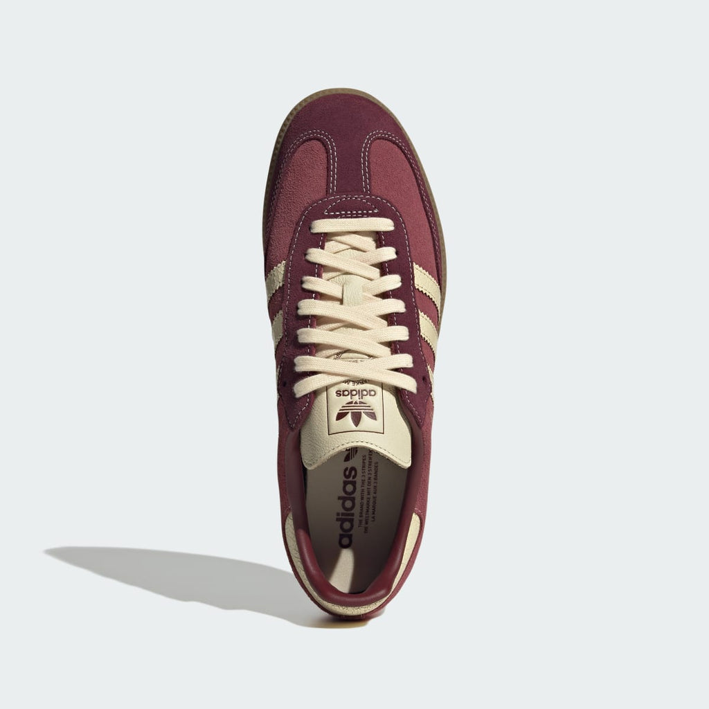 Adidas Men's SAMBA OG SHOES - Shadow Red / Warm Vanilla / Gum - Image 2