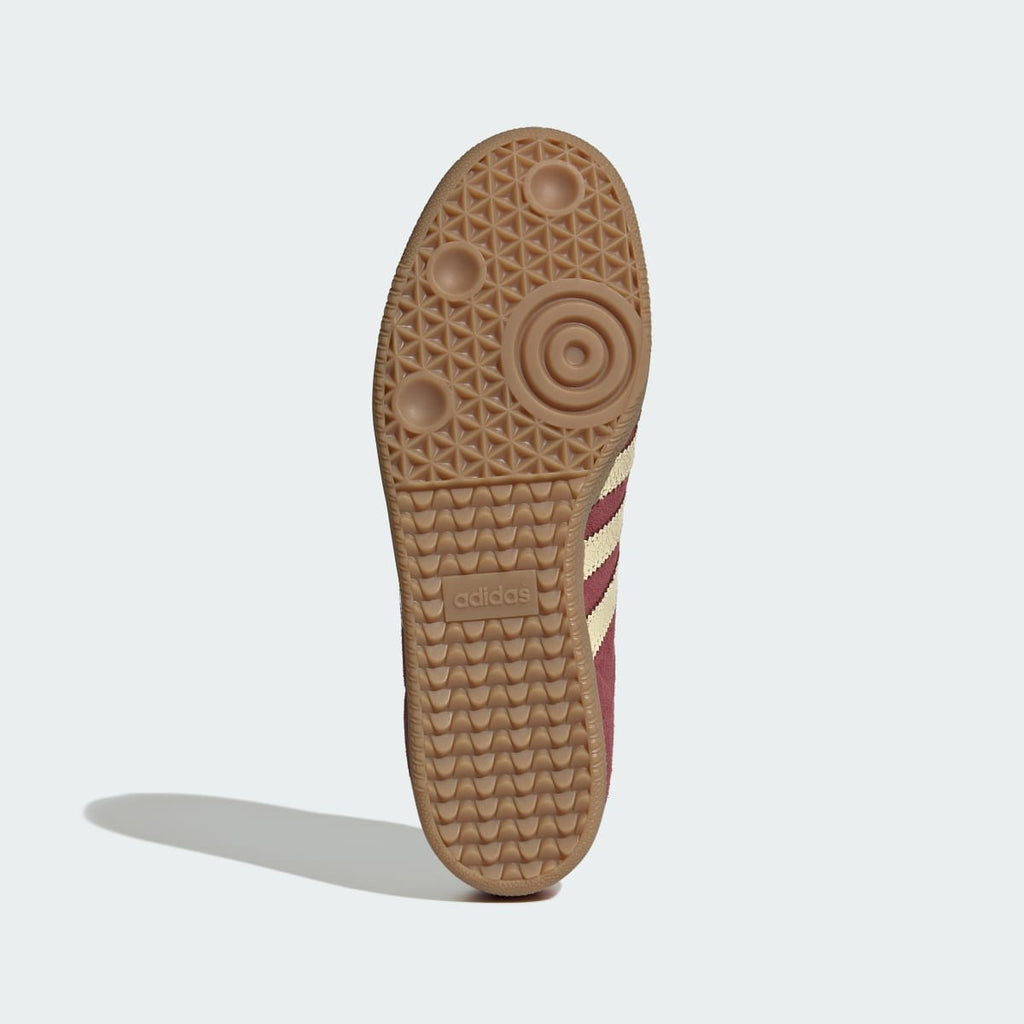 Adidas Men's SAMBA OG SHOES - Shadow Red / Warm Vanilla / Gum - Image 3