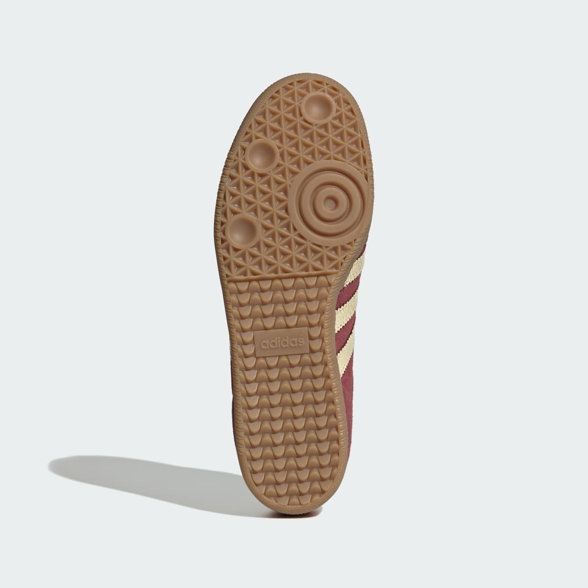 Adidas Men's SAMBA OG SHOES - Shadow Red / Warm Vanilla / Gum - Image 3