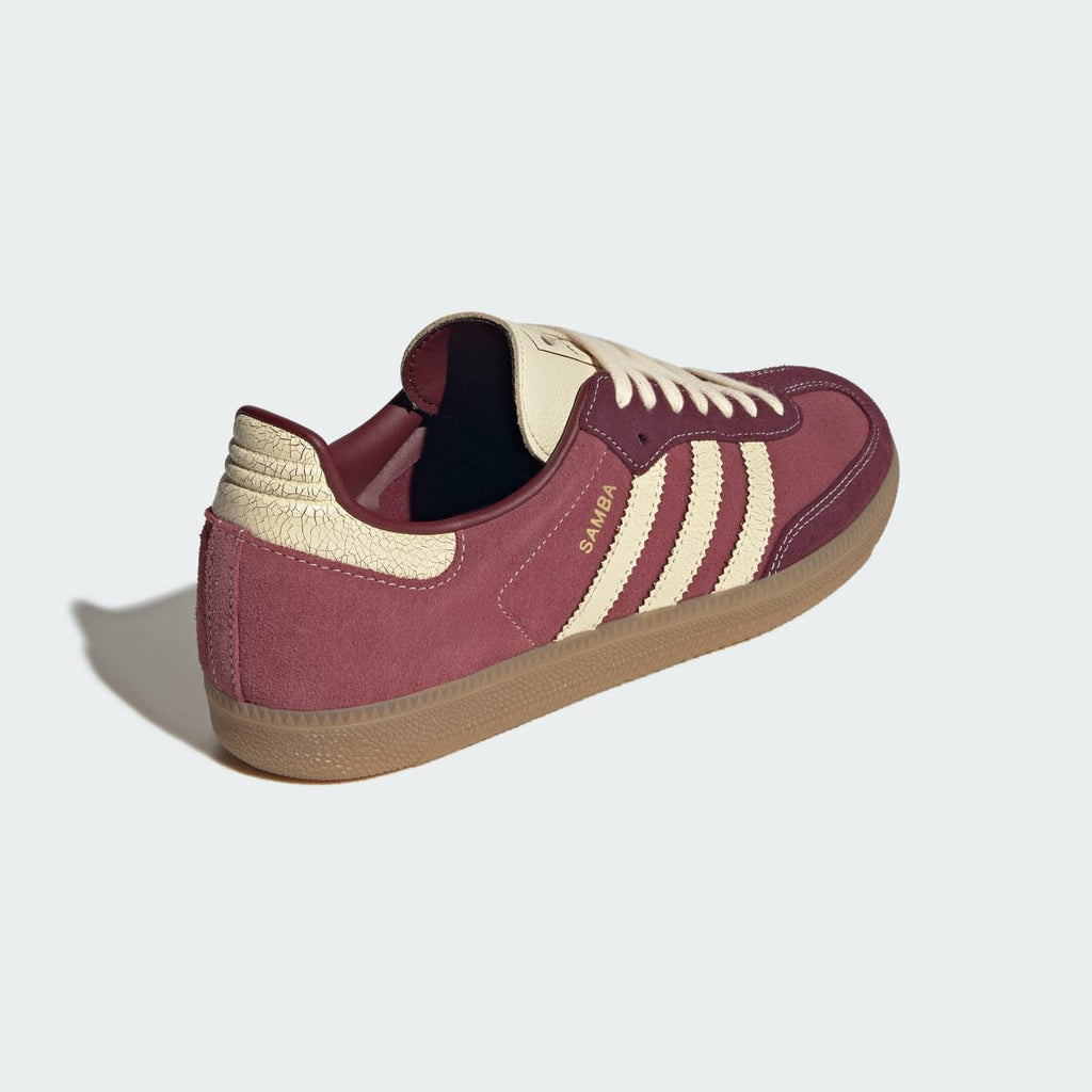 Adidas Men's SAMBA OG SHOES - Shadow Red / Warm Vanilla / Gum - Image 5