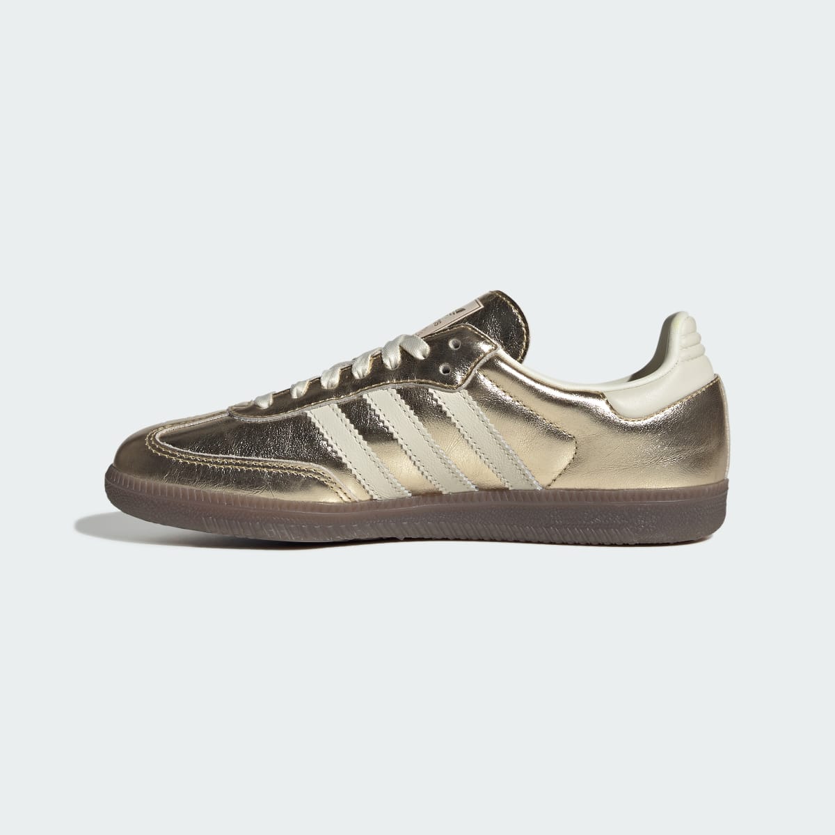 Adidas Women's SAMBA OG SHOES - Gold Metallic / Off White / Gum - Image 6