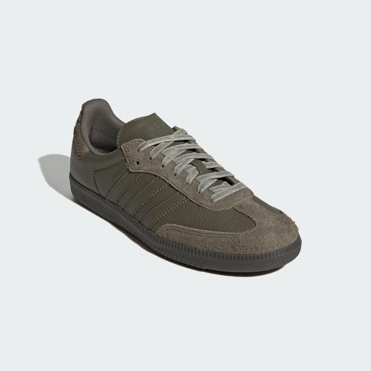 Adidas Men's SAMBA OG SHOES - Olive Strata / Olive Strata / Shadow Olive - Image 4