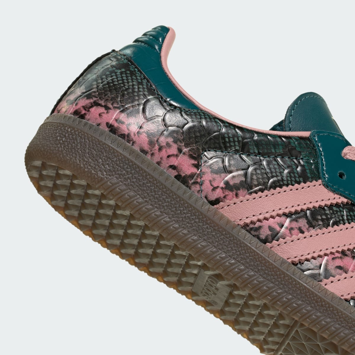 Adidas Women's SAMBA OG SHOES - Rich Green / Wonder Mauve / Gold Metallic - Image 7