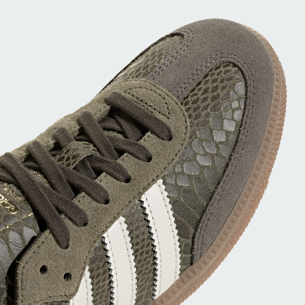 Adidas Men's SAMBA OG SHOES - Focus Olive / Off White / Gum - Image 8