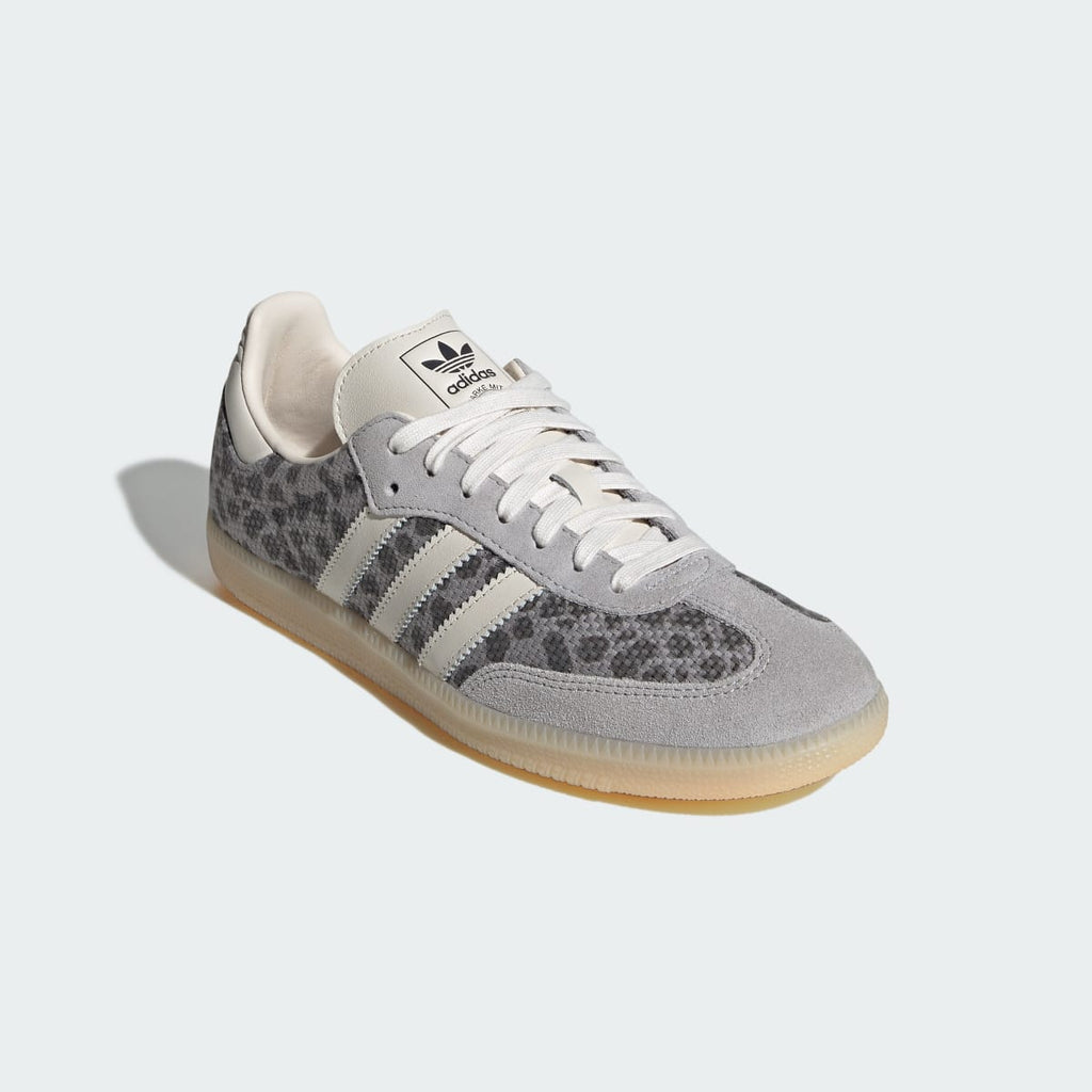 Adidas Men's SAMBA OG SHOES - Grey Three / Chalk White / Sand Strata - Image 4