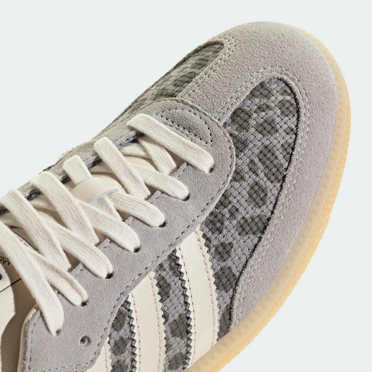 Adidas Men's SAMBA OG SHOES - Grey Three / Chalk White / Sand Strata - Image 7
