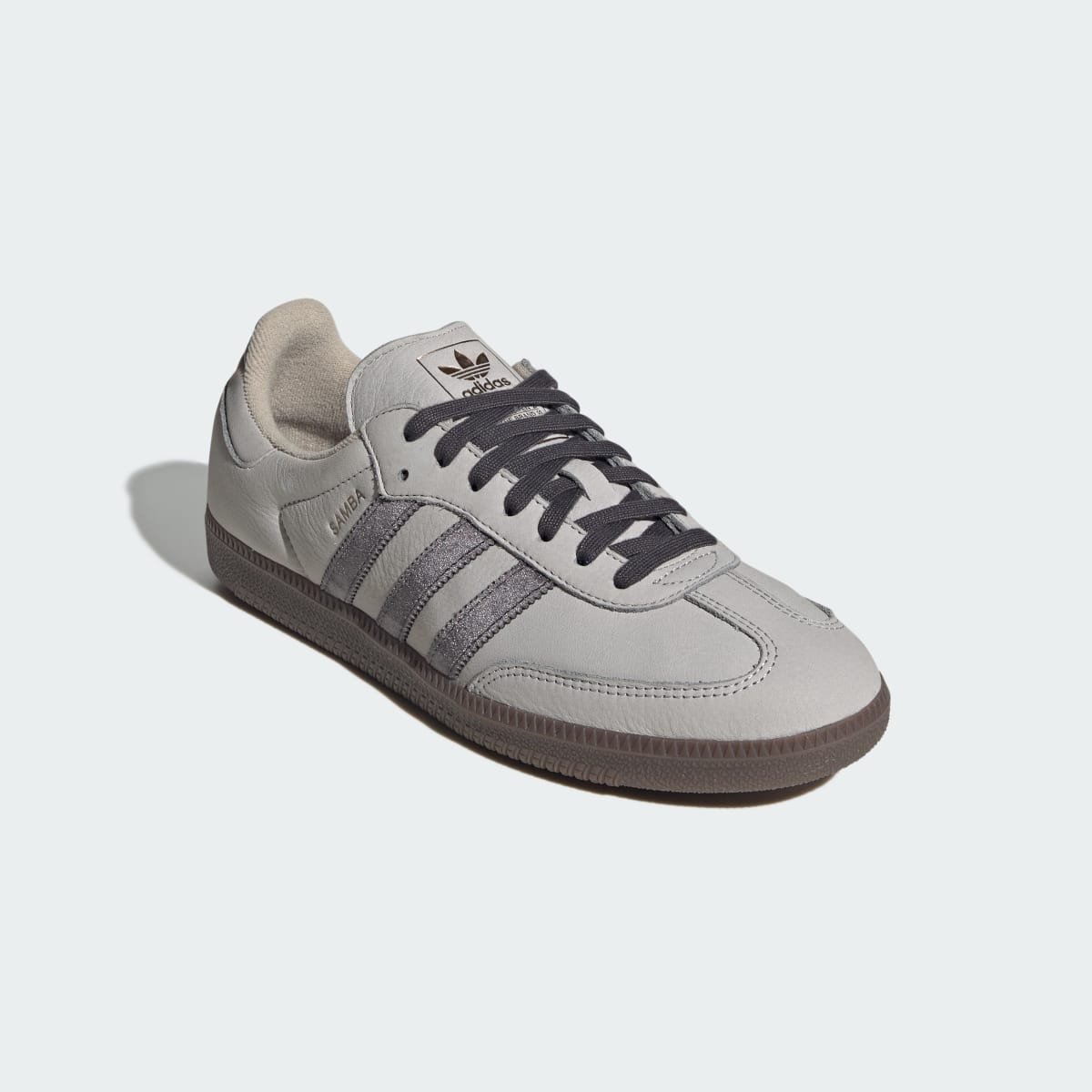 Adidas Men's SAMBA OG SHOES - Grey Two / Utility Black / Gum - Image 4