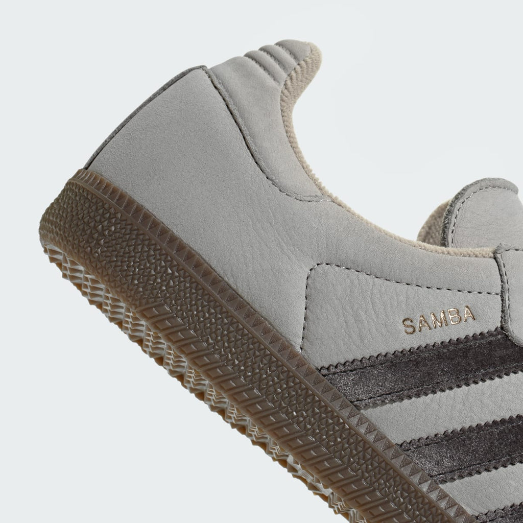 Adidas Men's SAMBA OG SHOES - Grey Two / Utility Black / Gum - Image 9