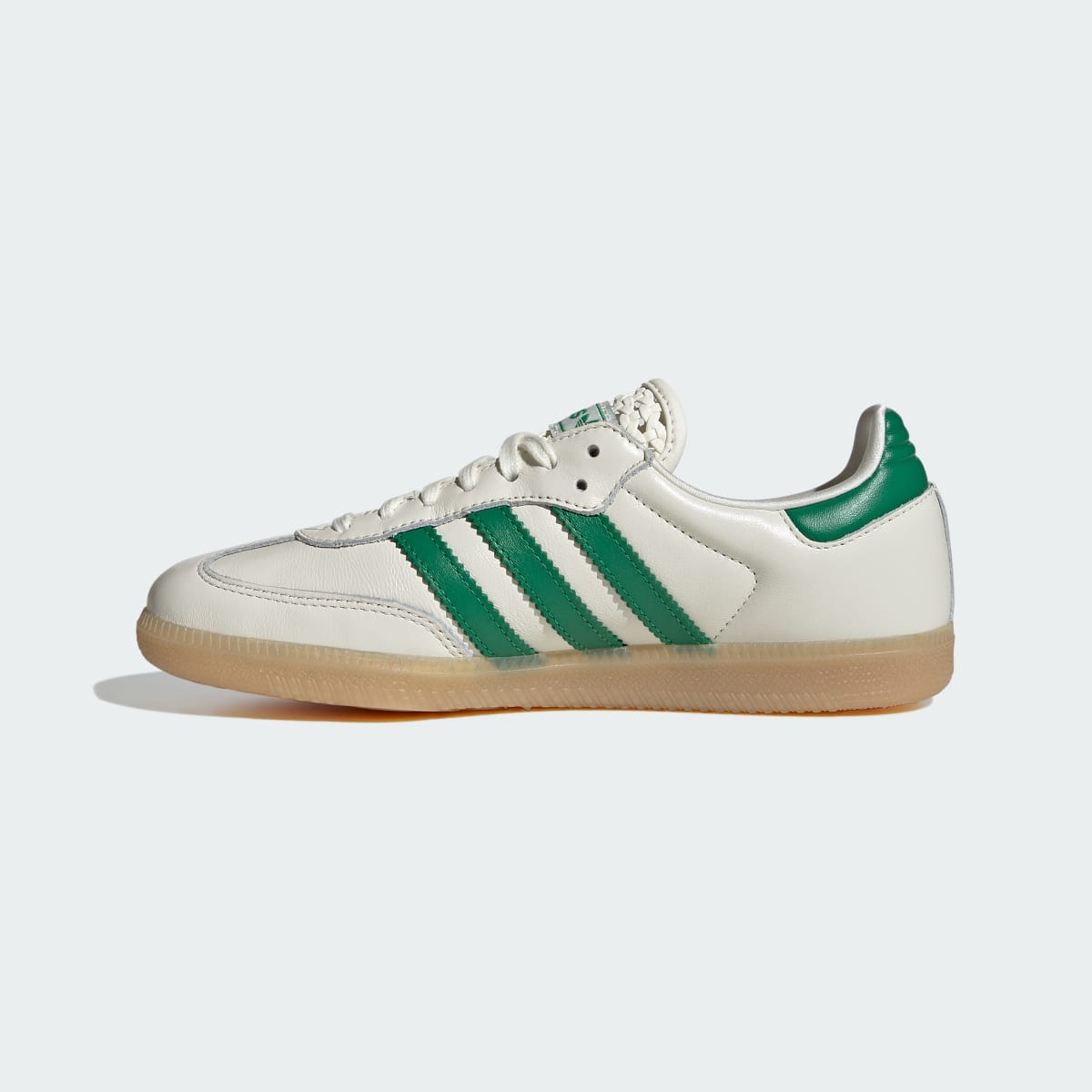 Adidas Women's SAMBA OG SHOES - Off White / Green / Gold Metallic - Image 7