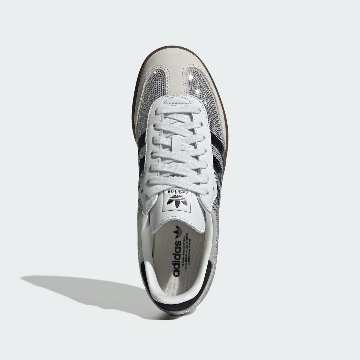 Adidas Women's SAMBA OG SHOES - Crystal White / Core White / Silver Metallic - Image 3