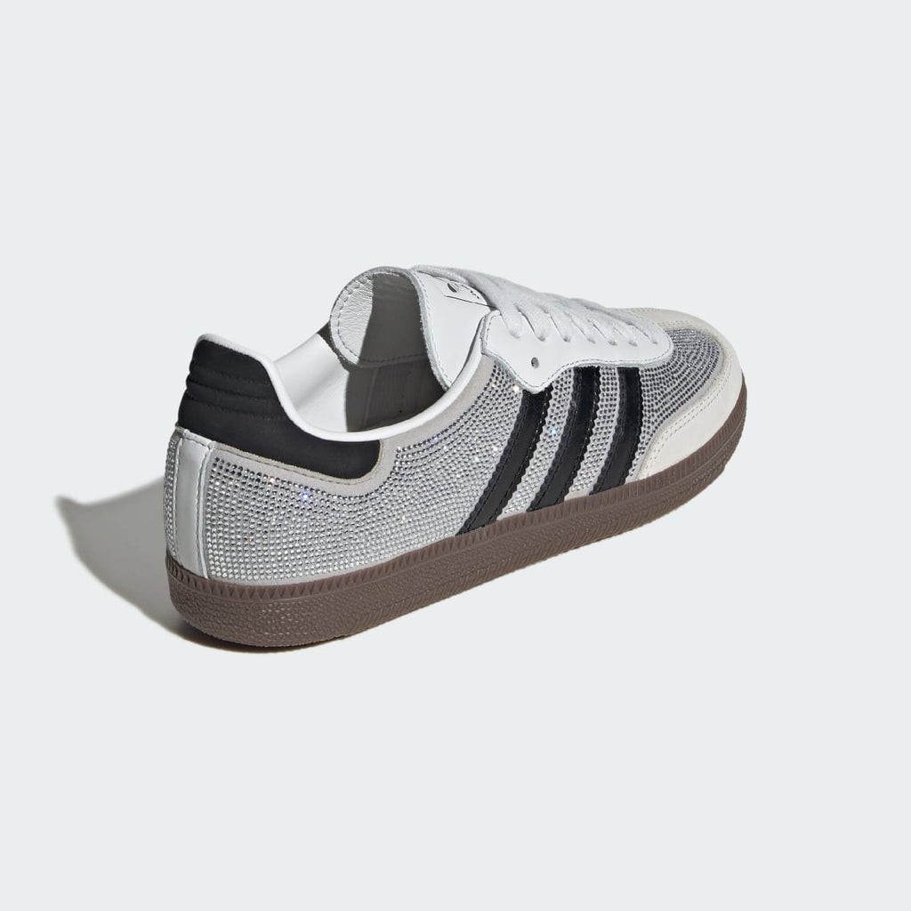 Adidas Women's SAMBA OG SHOES - Crystal White / Core White / Silver Metallic - Image 6