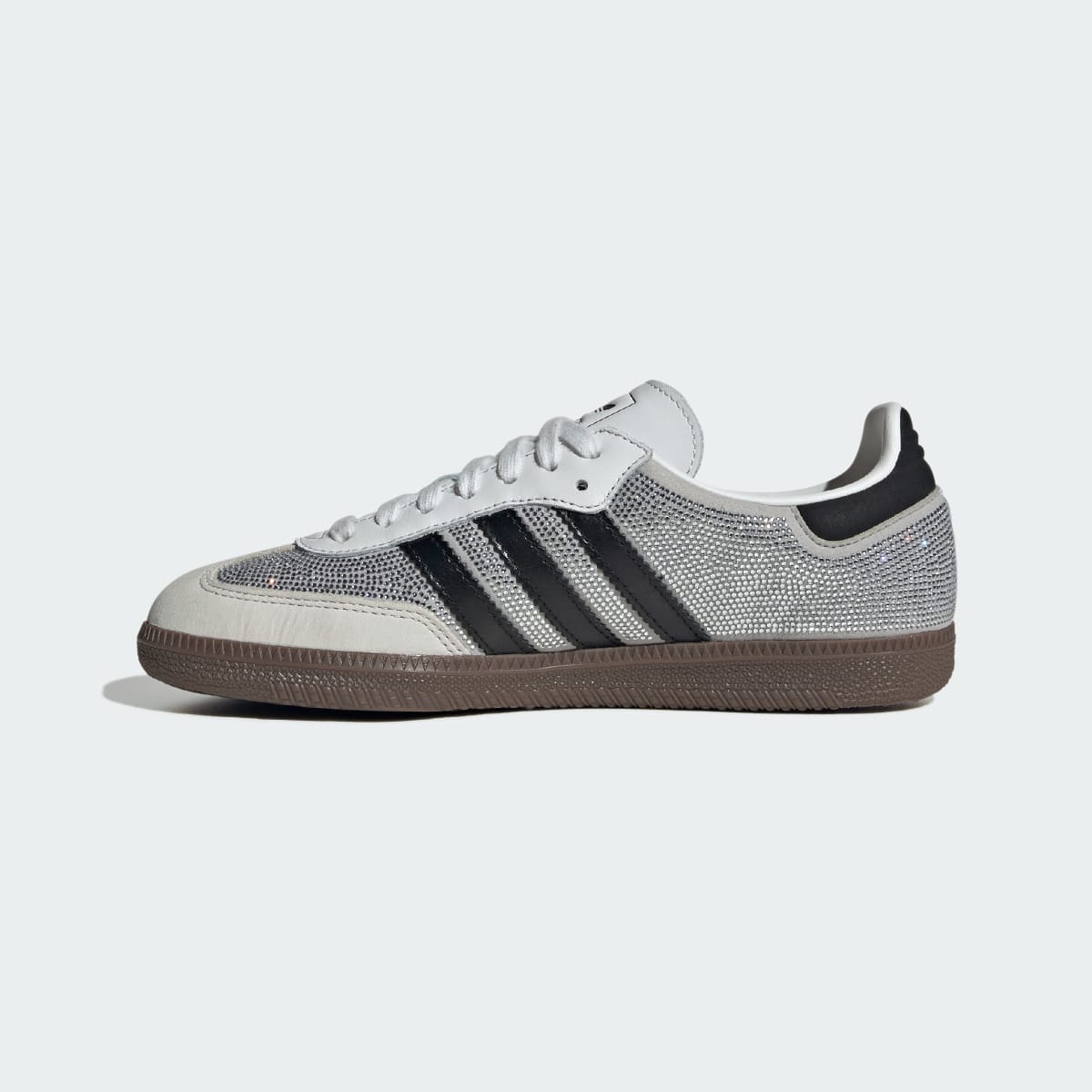 Adidas Women's SAMBA OG SHOES - Crystal White / Core White / Silver Metallic - Image 7