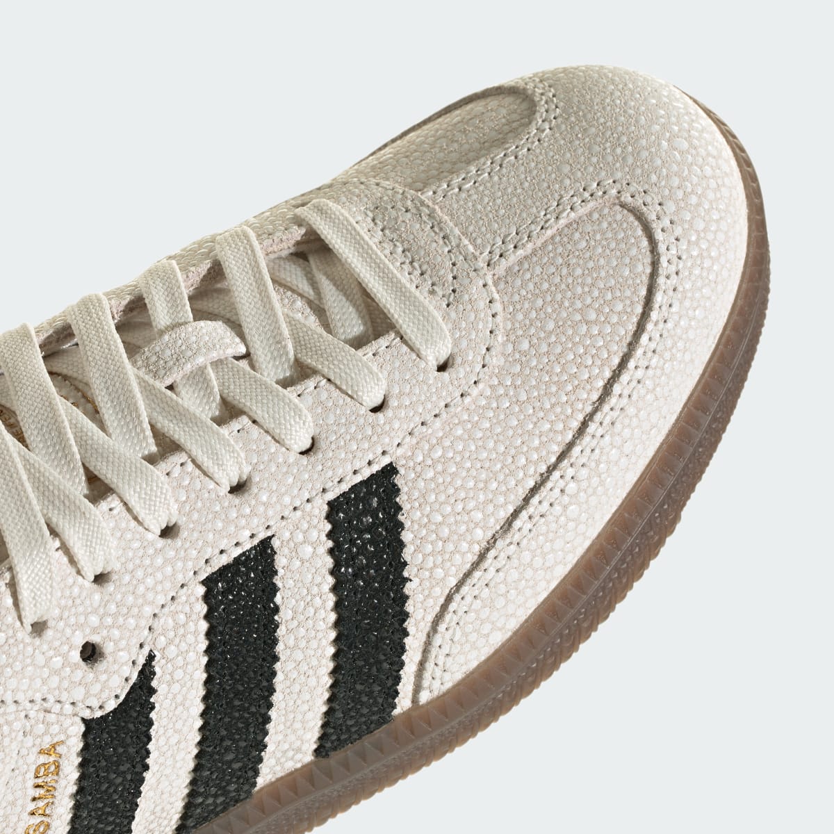Adidas Women's SAMBA OG SHOES - Cloud White / Core Black / Gum - Image 9