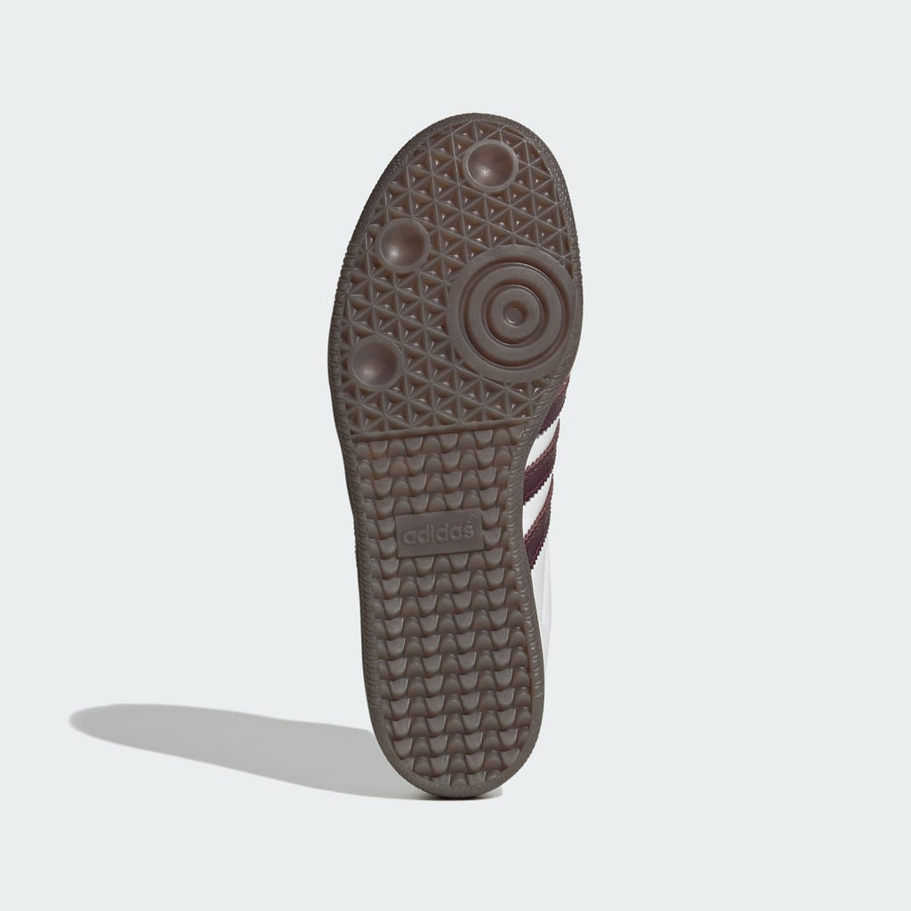 Adidas Women's SAMBA OG SHOES - Cloud White / Maroon / Gum - Image 3