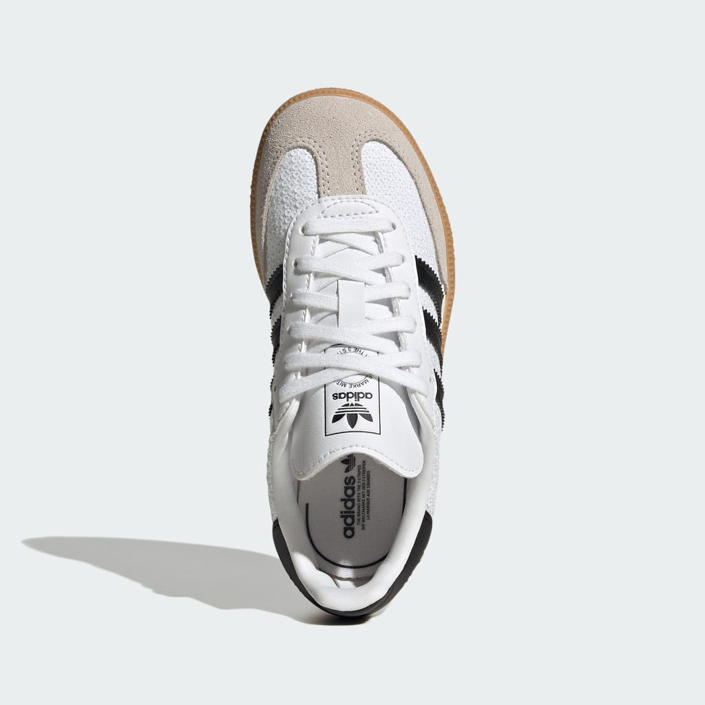 Adidas Kids' SAMBA OG SHOES - Cloud White / Core Black / Grey One - Image 2