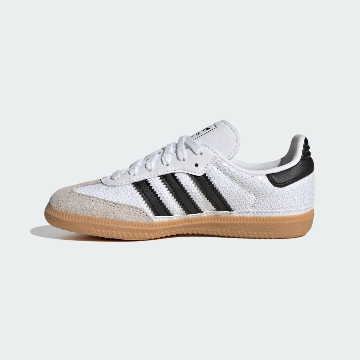 Adidas Kids' SAMBA OG SHOES - Cloud White / Core Black / Grey One - Image 6