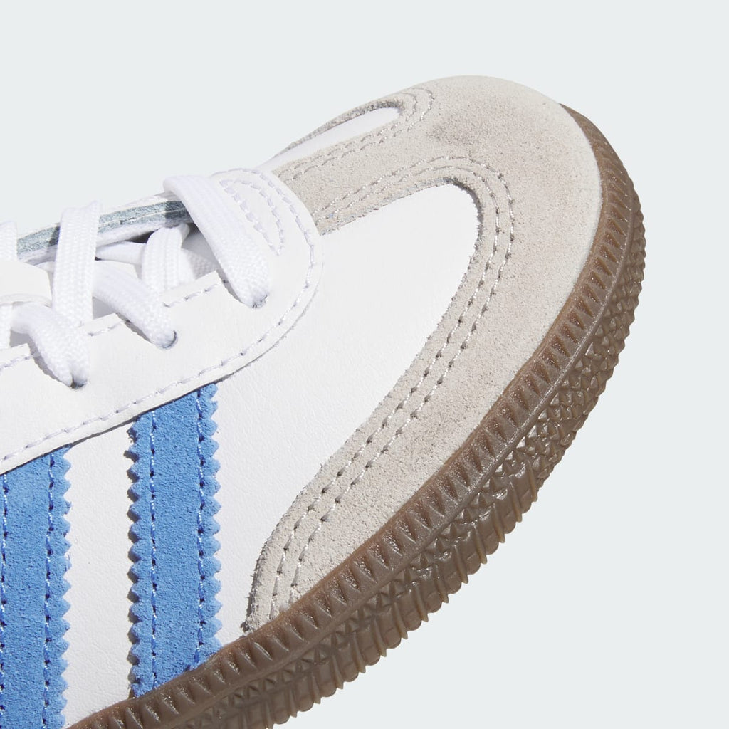 Adidas Kids' SAMBA OG SHOES - Cloud White / Blue Fusion / Gum - Image 8