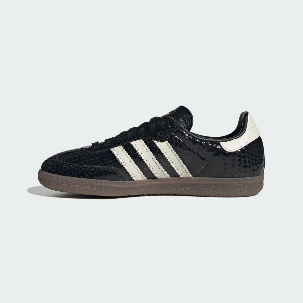 Adidas Women's SAMBA SHOES - Core Black / Off White / Gum - Image 6