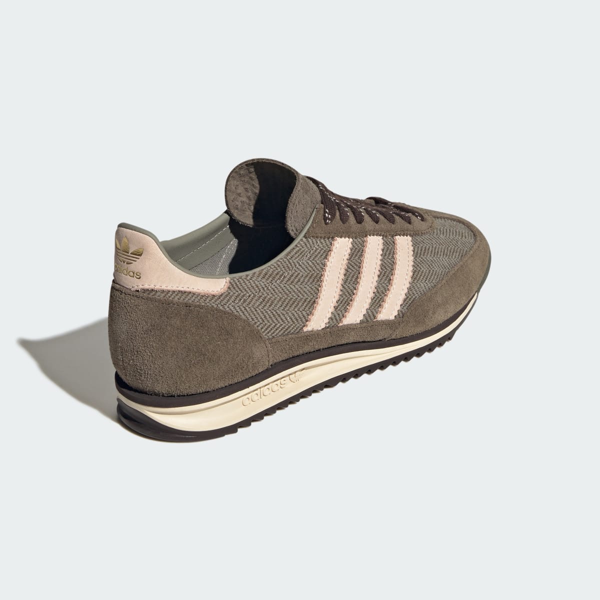 Adidas Women's SL 72 OG SHOES - Branch / Wonder Quartz / Aurora Coffee - Image 5
