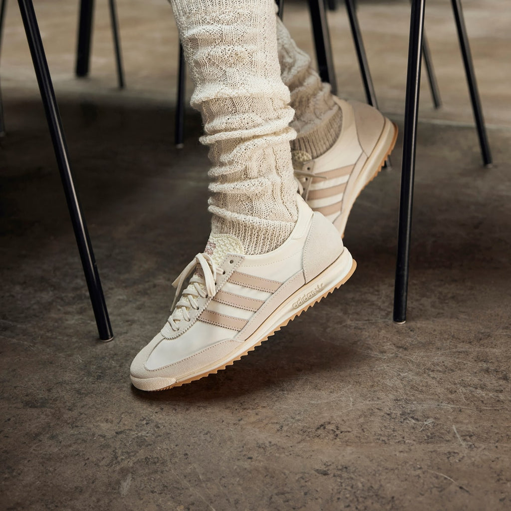 Adidas Women's SL 72 OG Shoes - Off White / Wonder Taupe / Wonder White - Image 4