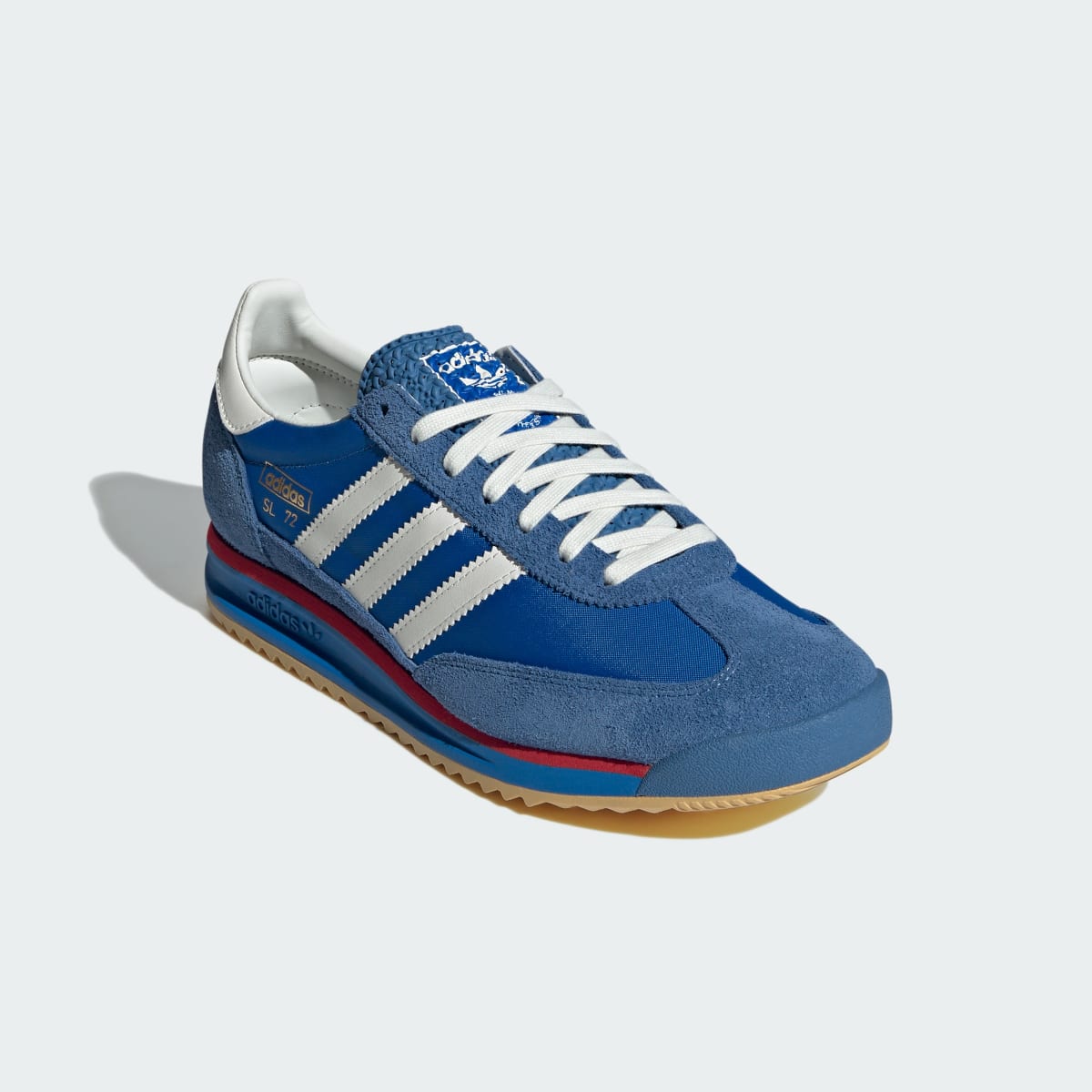 Adidas Men's SL 72 RS Shoes - Blue / Core White / Better Scarlet - Image 5