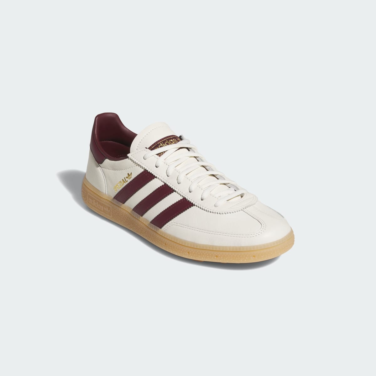 Adidas Women's SPEZIAL SPIKELESS GOLF SHOES - Off White / Maroon / Gum - Image 4