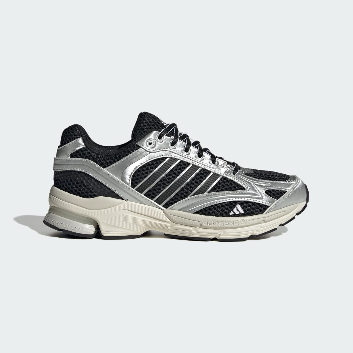 Adidas Women's SPIRITAIN 2000 SHOES - Core Black / Silver Metallic / Cloud White - Image 1