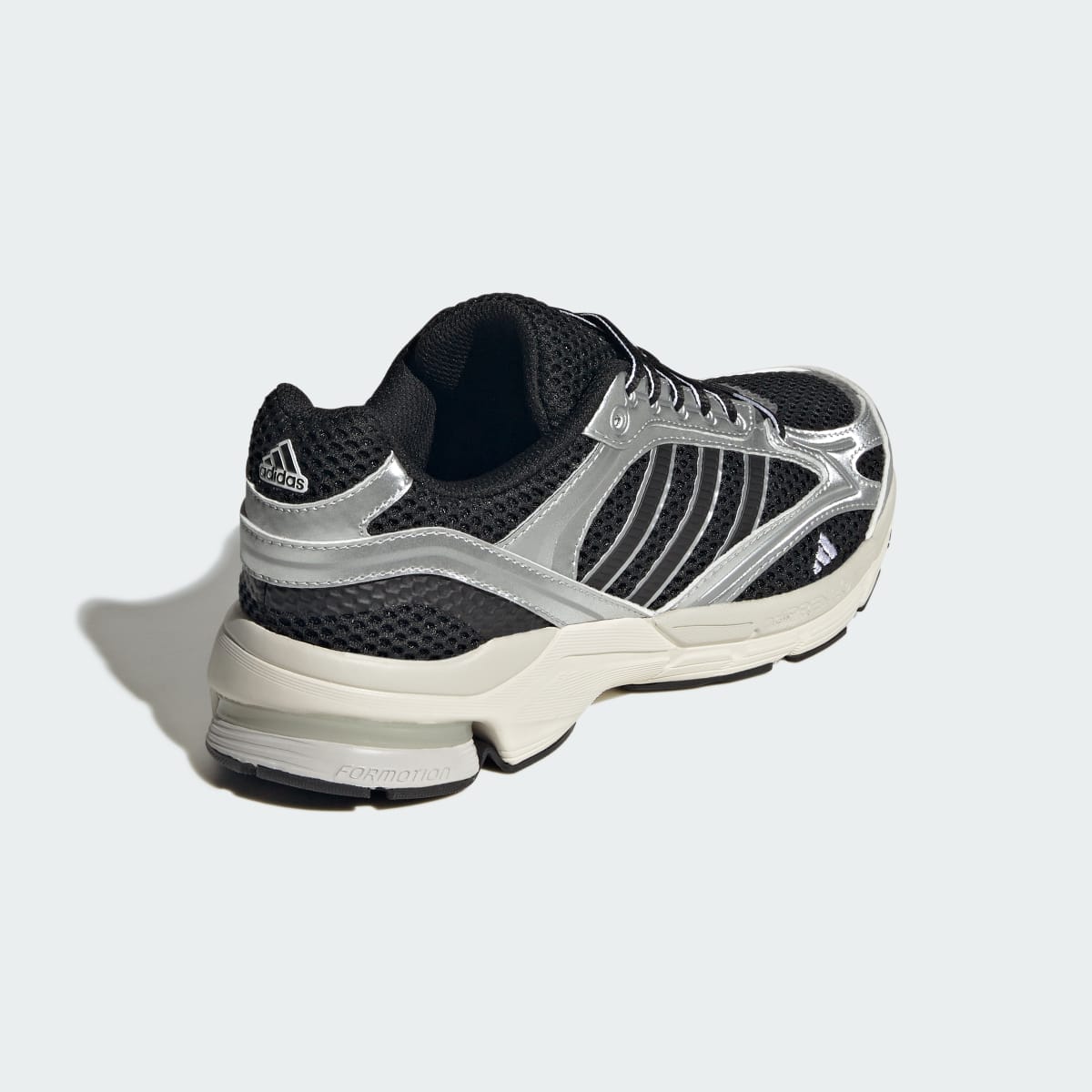 Adidas Women's SPIRITAIN 2000 SHOES - Core Black / Silver Metallic / Cloud White - Image 5