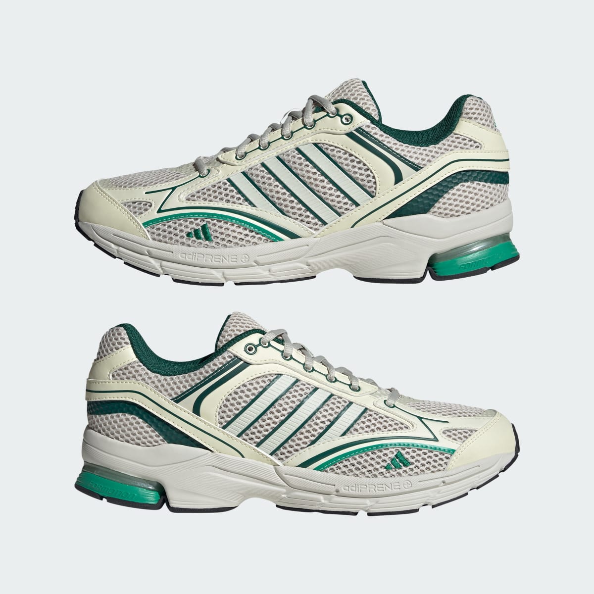 Adidas Men's SPIRITAIN 2000 Shoes - Alumina / Ice Gold Met. / Court Green - Image 7