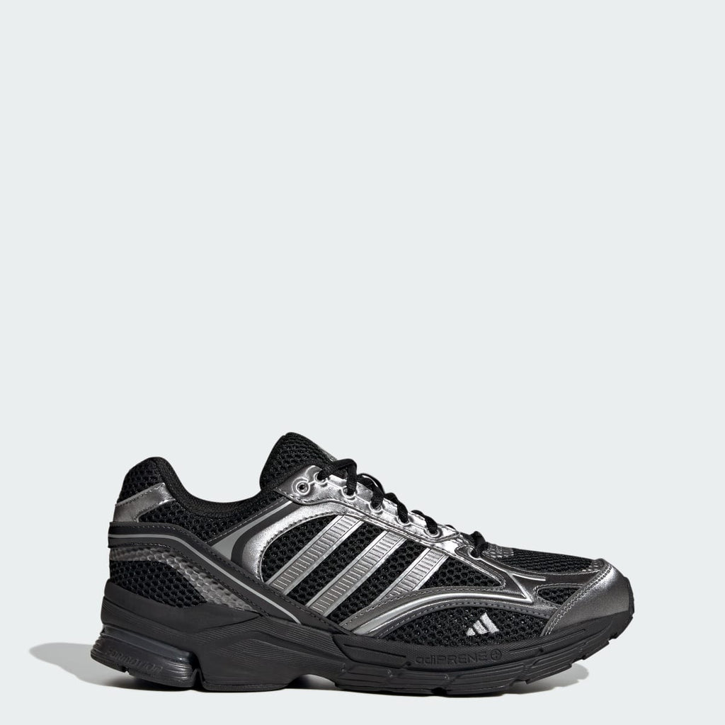 Adidas Men's SPIRITAIN 2000 Shoes - Core Black / Iron Metallic / Matte Silver - Image 1