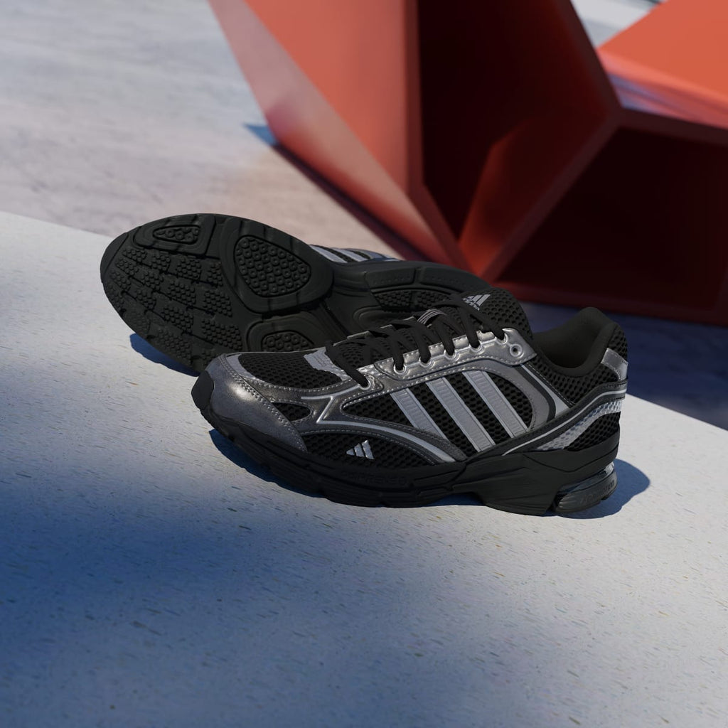 Adidas Women's SPIRITAIN 2000 Shoes - Core Black / Iron Metallic / Matte Silver - Image 4